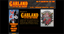 Desktop Screenshot of garlandtattoo.com